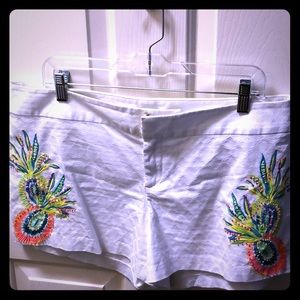 Lilly Pulitzer Ellie neon beaded shorts size 12